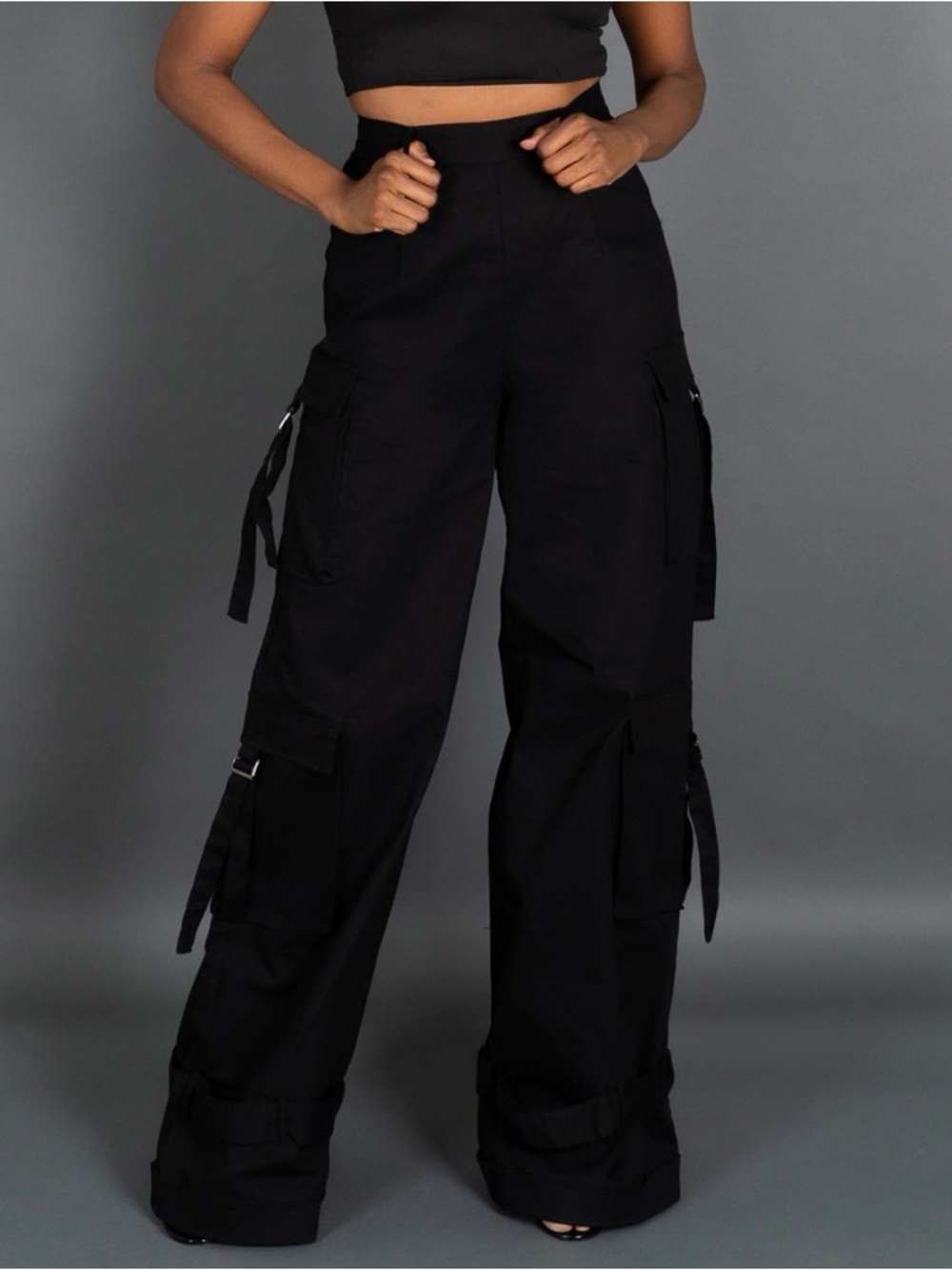Prissy Duck Wide-Leg Street chic trousers -XXL 37 in. Inseam - NWT